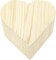 Heart-Shaped Unfinished Wooden Box Natural Pine Wood DIY Craft Wooden Boxes with Lid for Storage Crafts